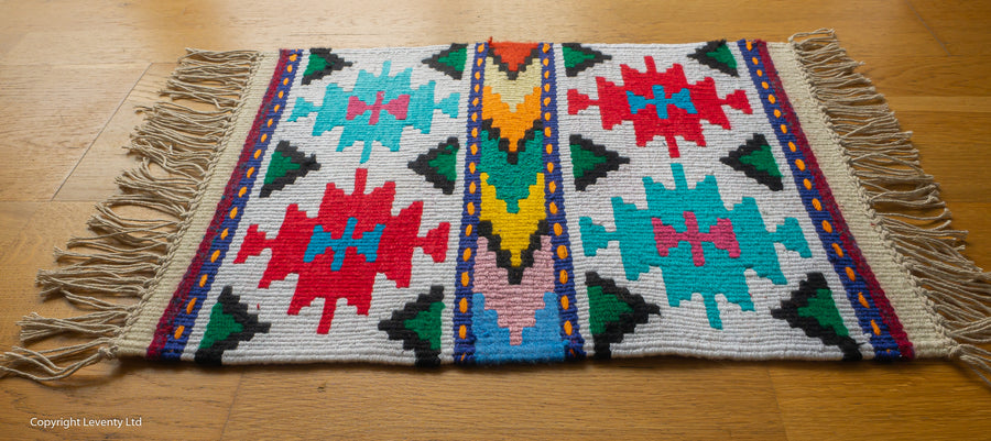 Hand made traditional Bulgarian B rug- Pano 1