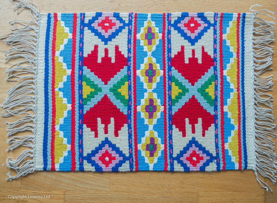 Hand made traditional Bulgarian B rug- Pano 2