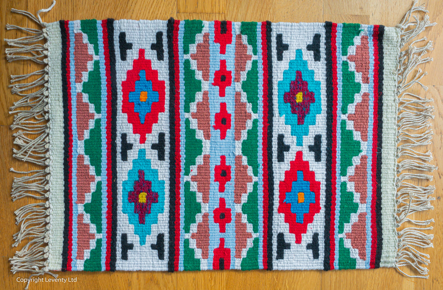 Hand made traditional Bulgarian B rug- Pano 5