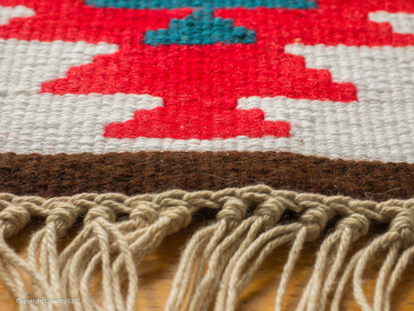 Hand made traditional Bulgarian B rug- Pano 7