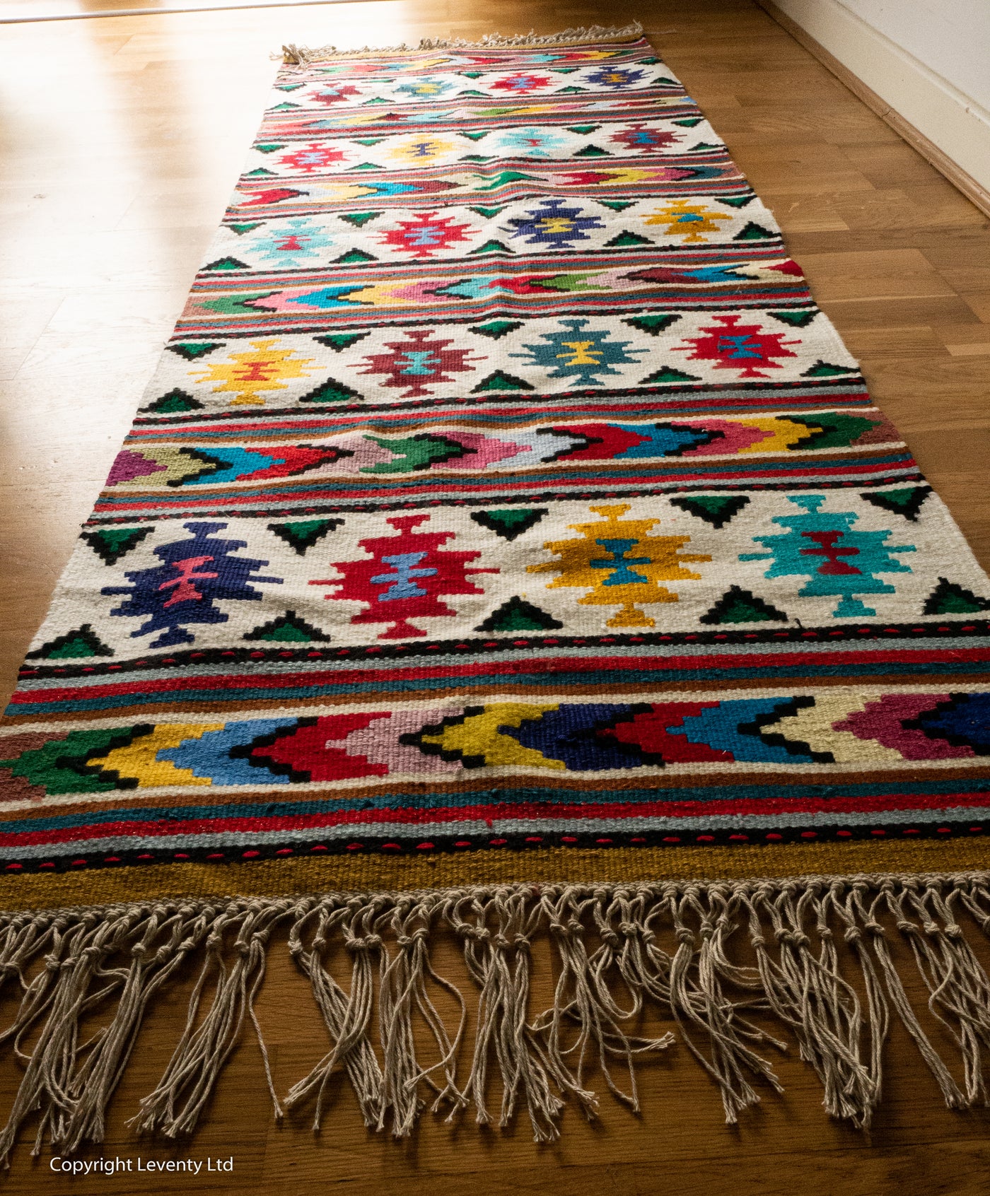 Traditional Bulgarian carpet big B pathway